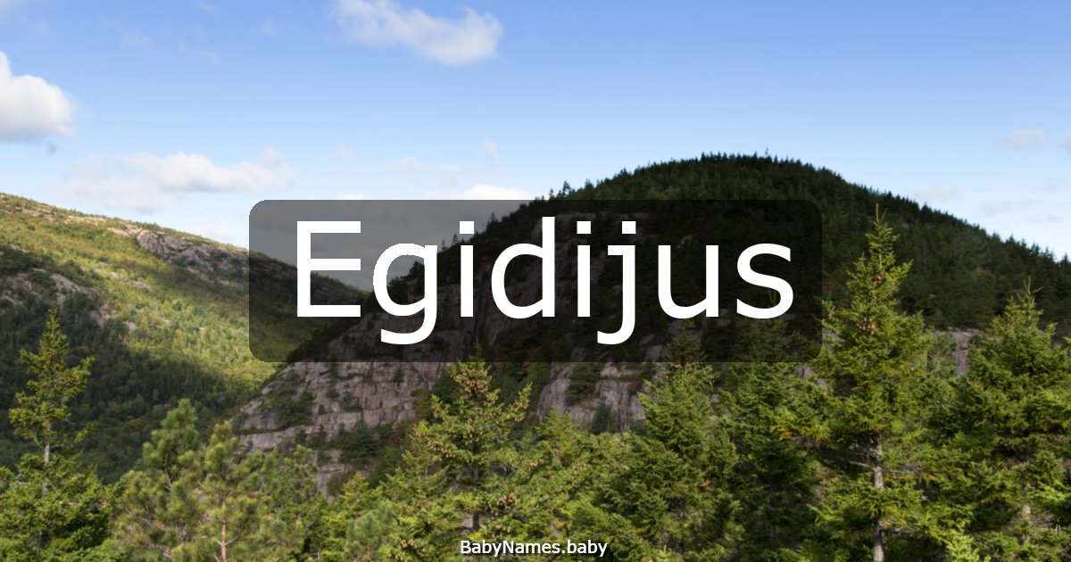 Egidijus