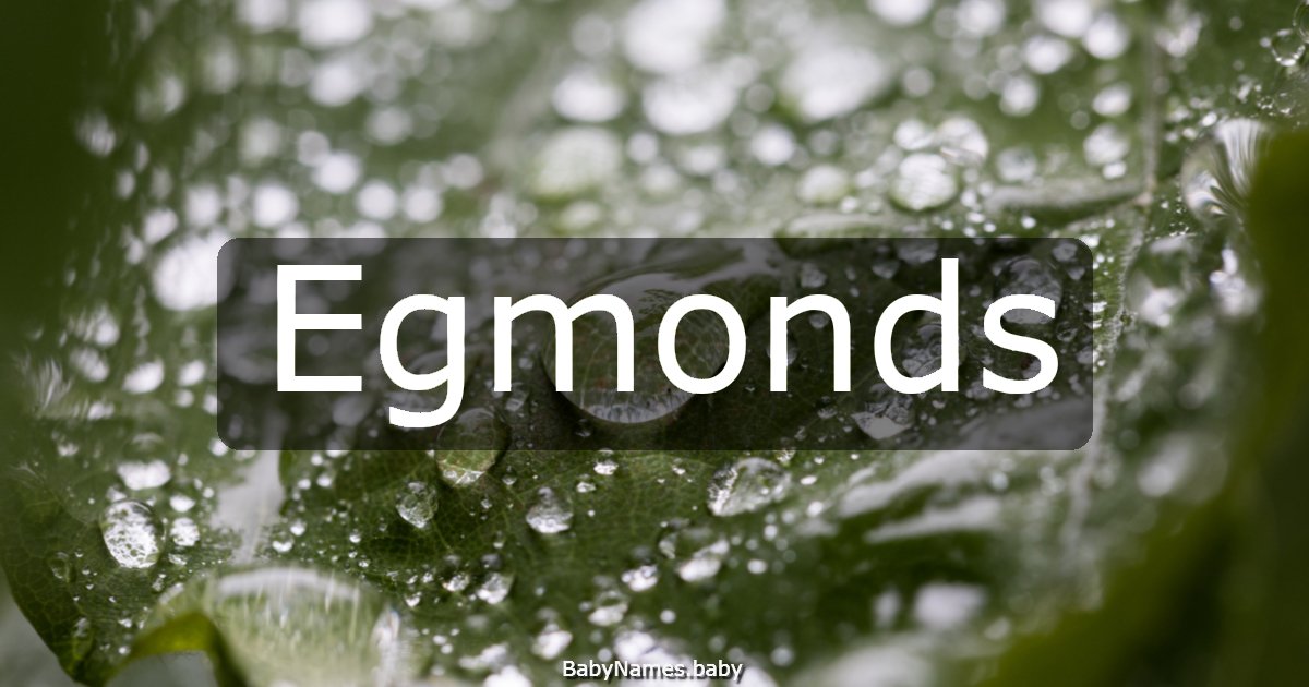 Egmonds