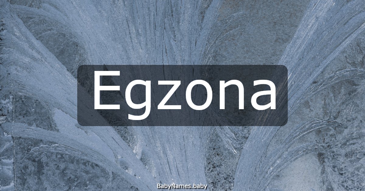 Egzona