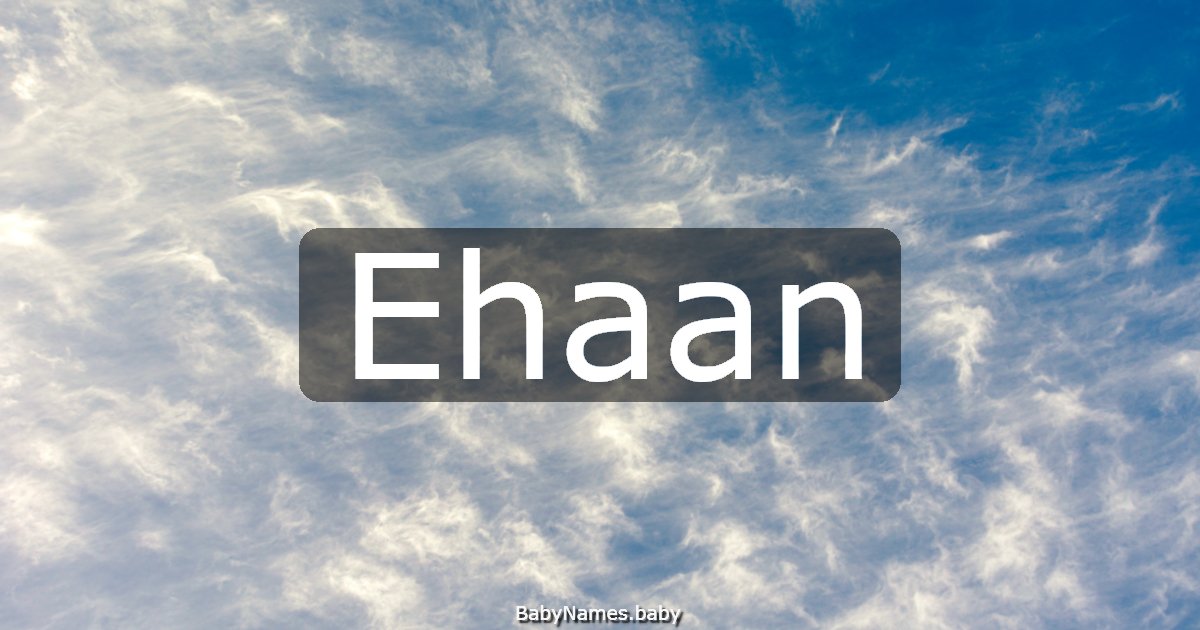 Ehaan