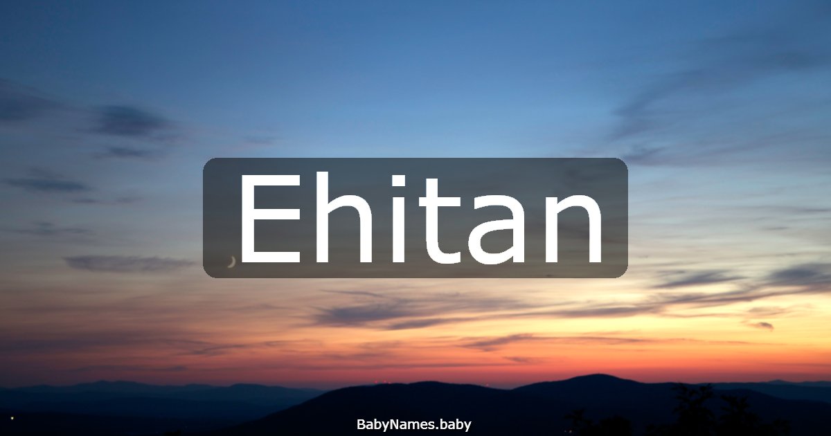 Ehitan