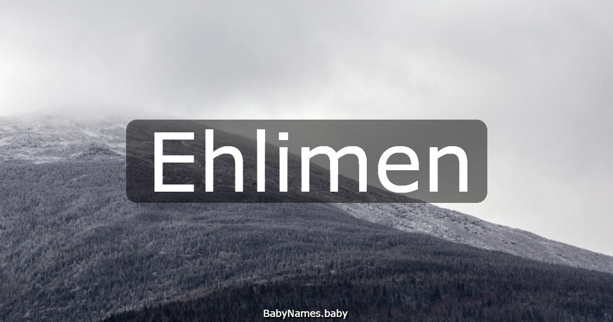 Ehlimen