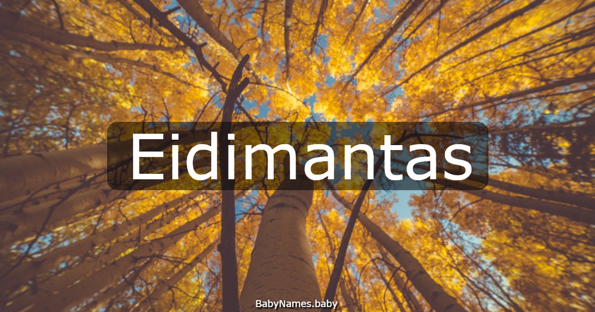 Eidimantas