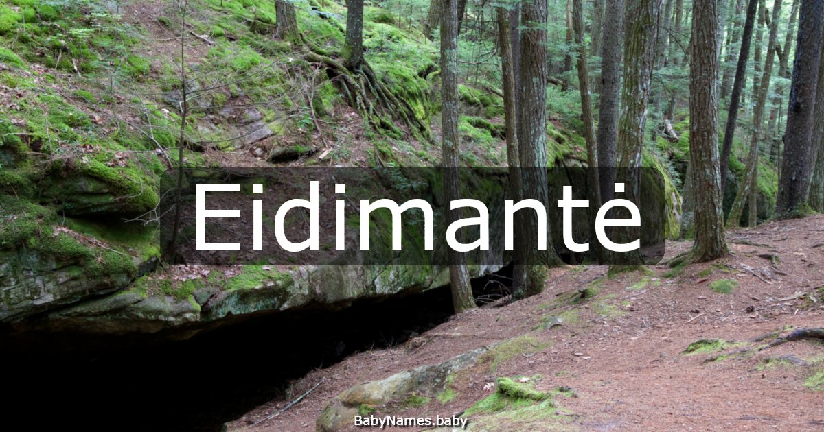 Eidimantė