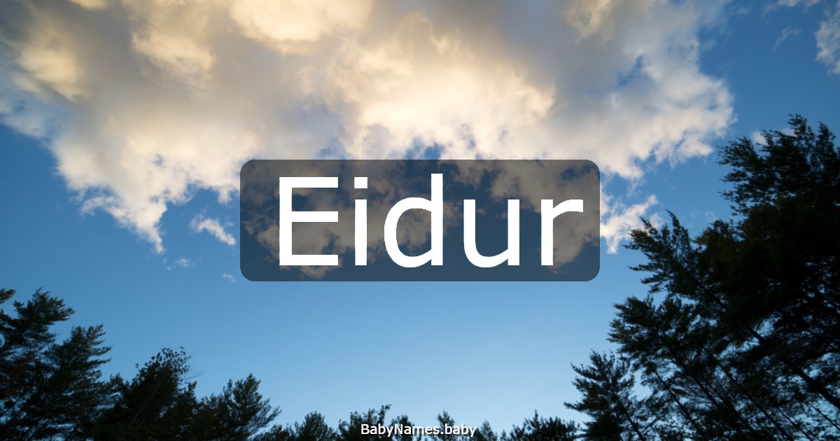 Eidur