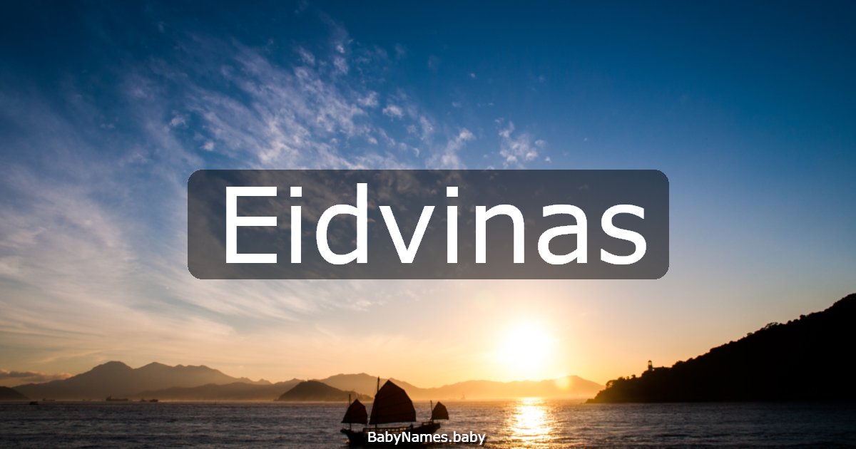 Eidvinas