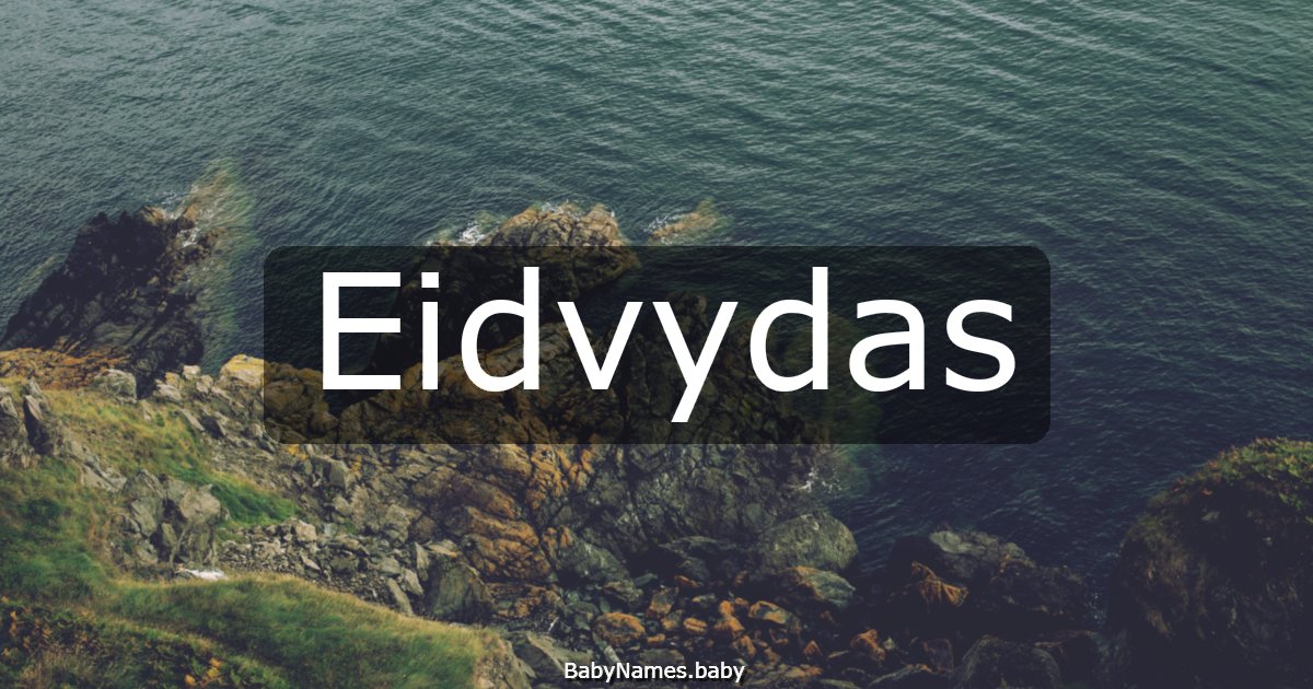 Eidvydas