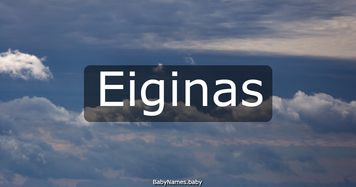 Eiginas