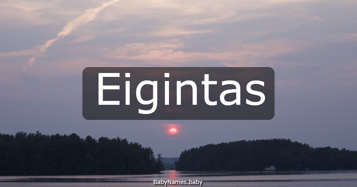 Eigintas