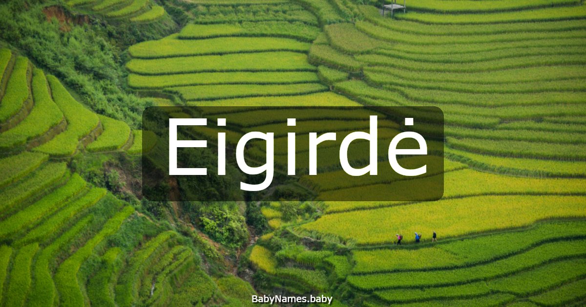 Eigirdė