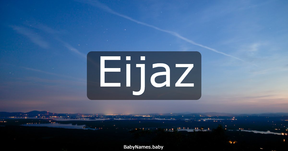 Eijaz