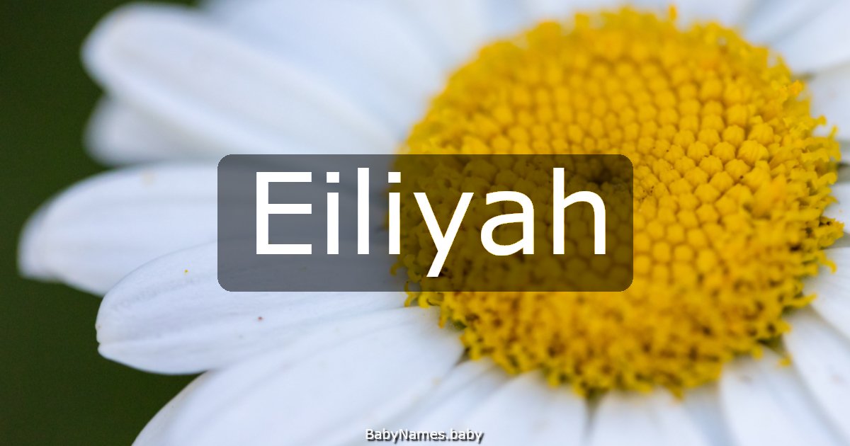 Eiliyah