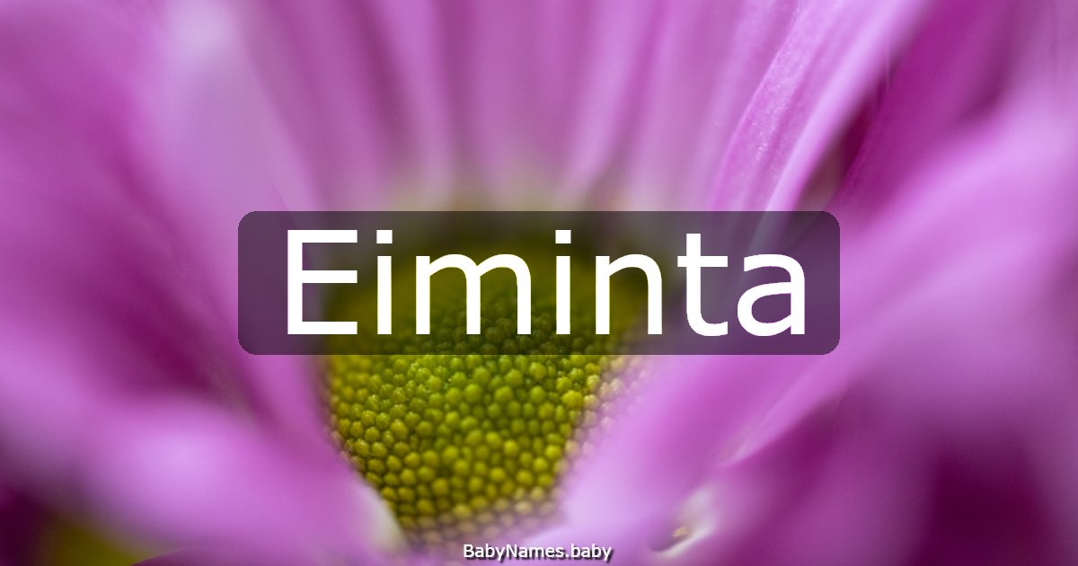 Eiminta