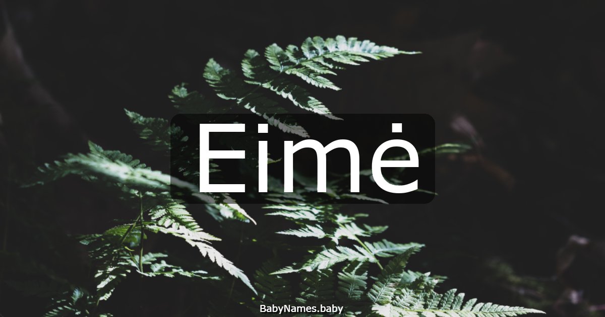 Eimė