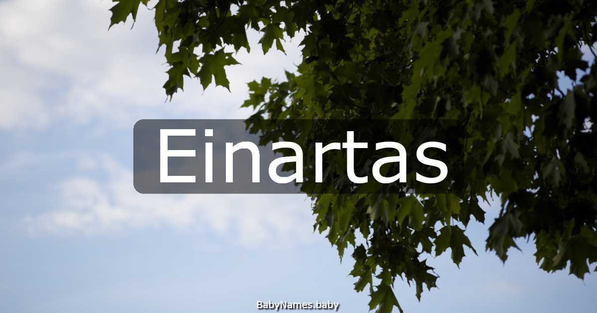 Einartas