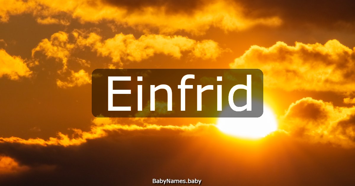 Einfrid