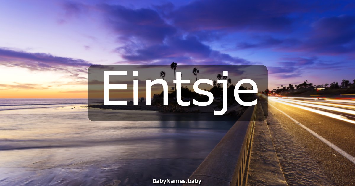 Eintsje