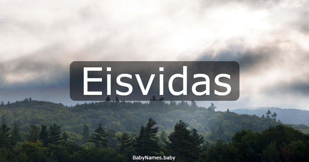 Eisvidas