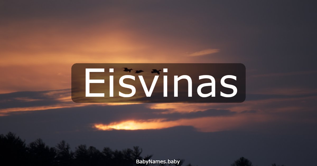 Eisvinas