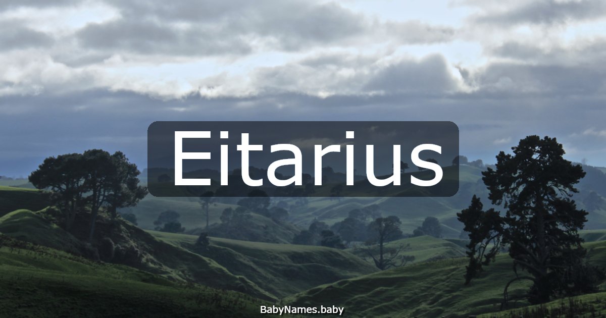 Eitarius