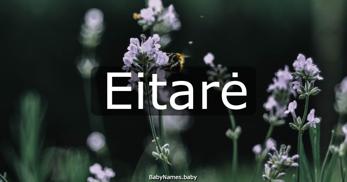 Eitarė