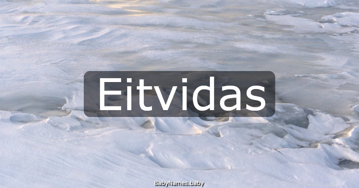 Eitvidas