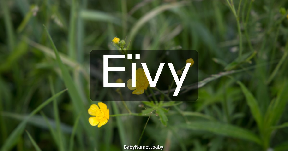 Eïvy