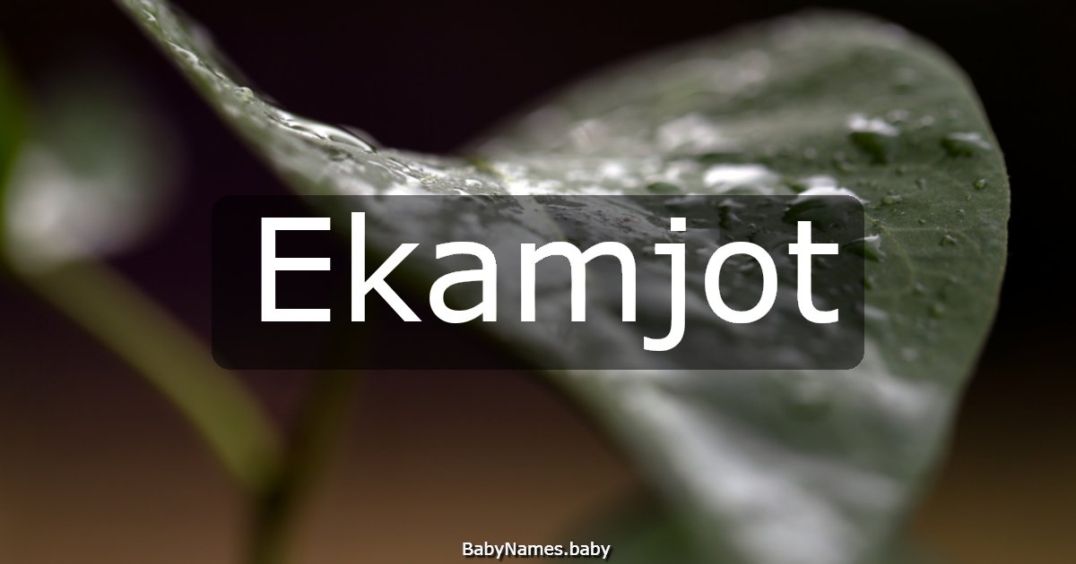 Ekamjot