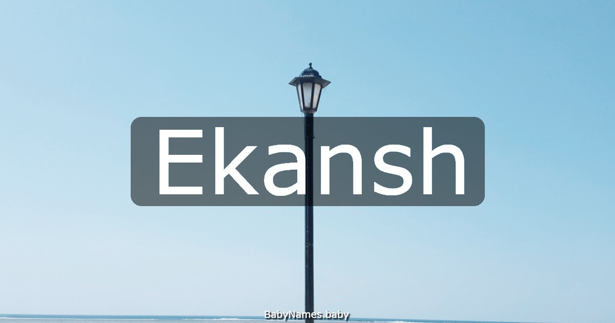 Ekansh