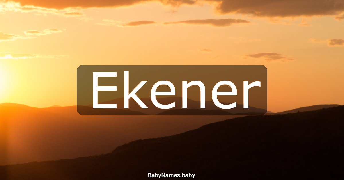 Ekener