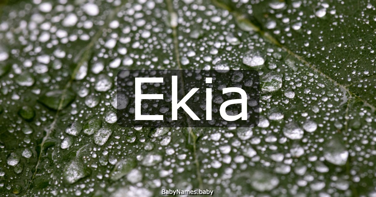 Ekia