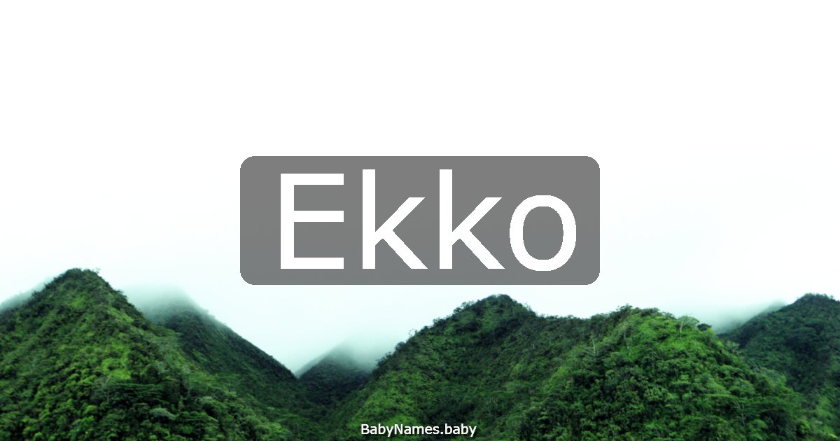 Ekko