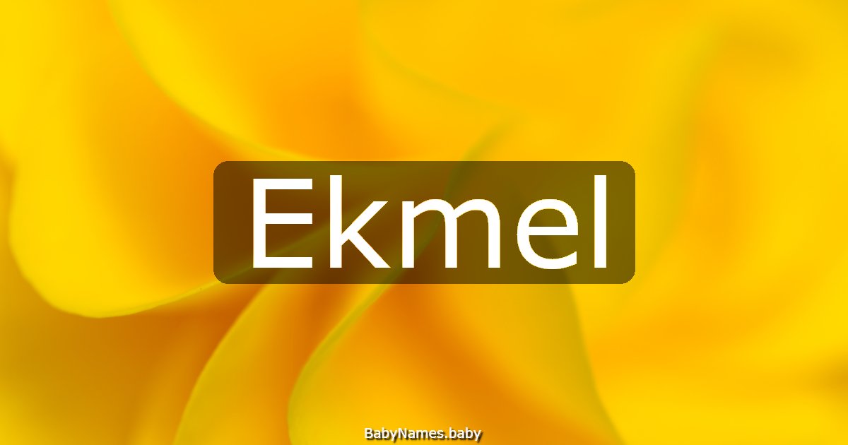 Ekmel