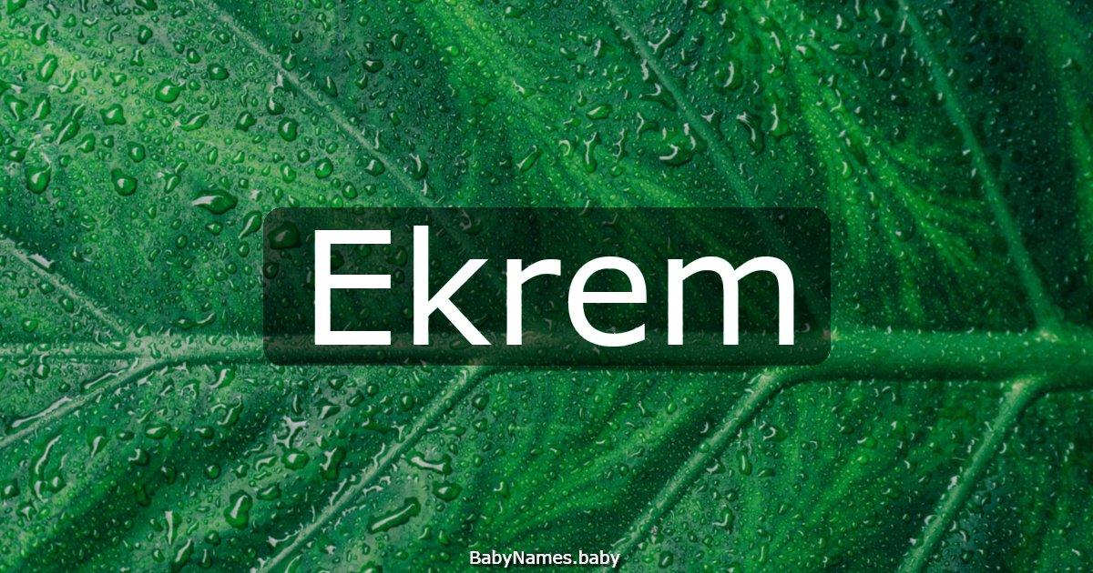 Ekrem