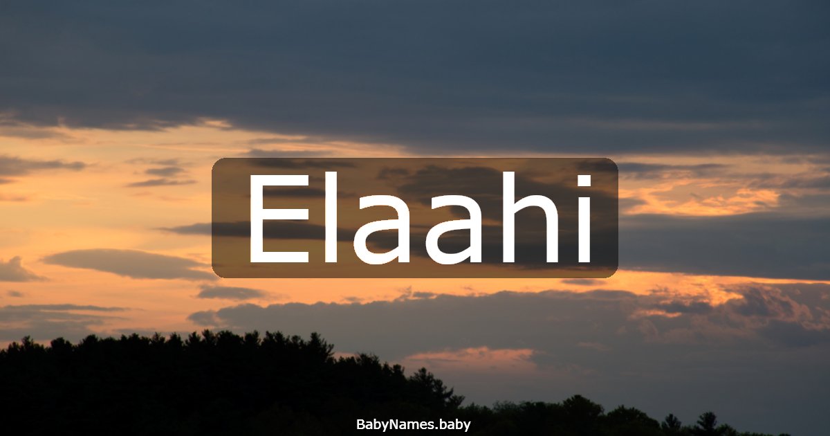 Elaahi