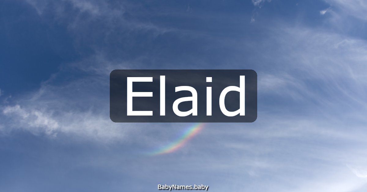 Elaid
