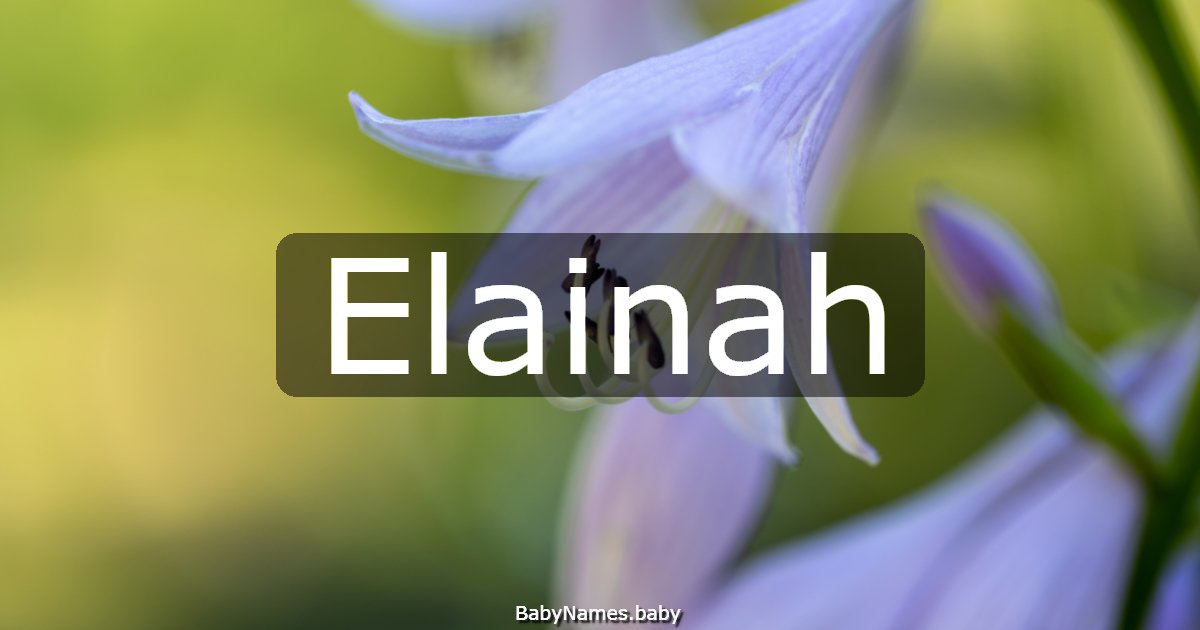 Elainah