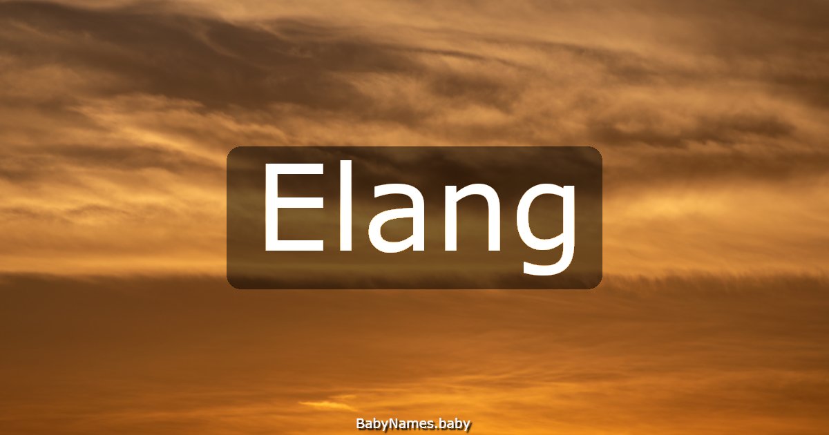 Elang