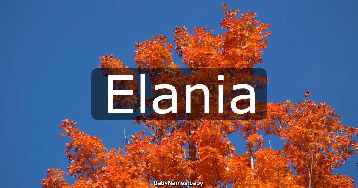Elania