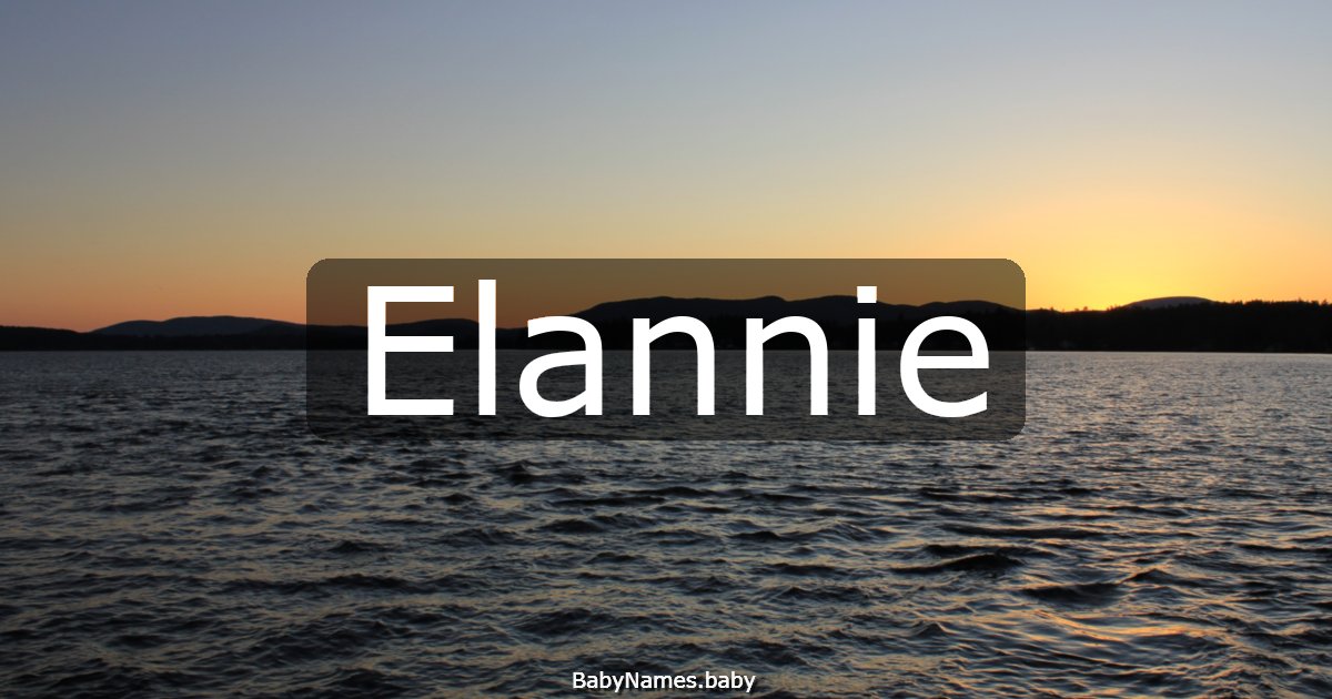 Elannie