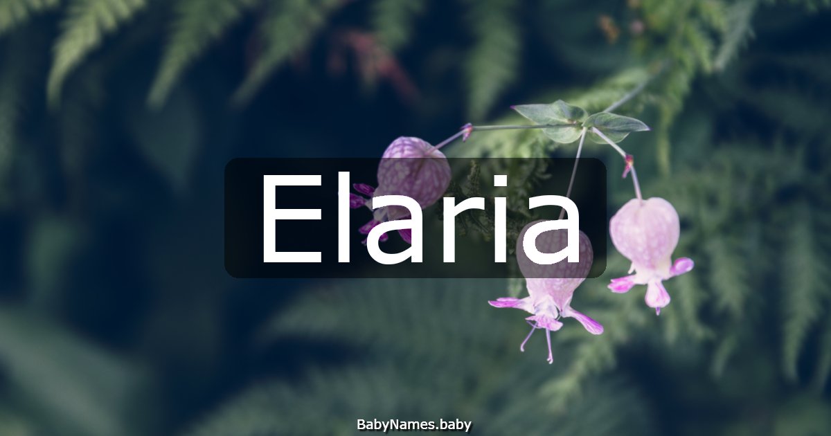 Elaria