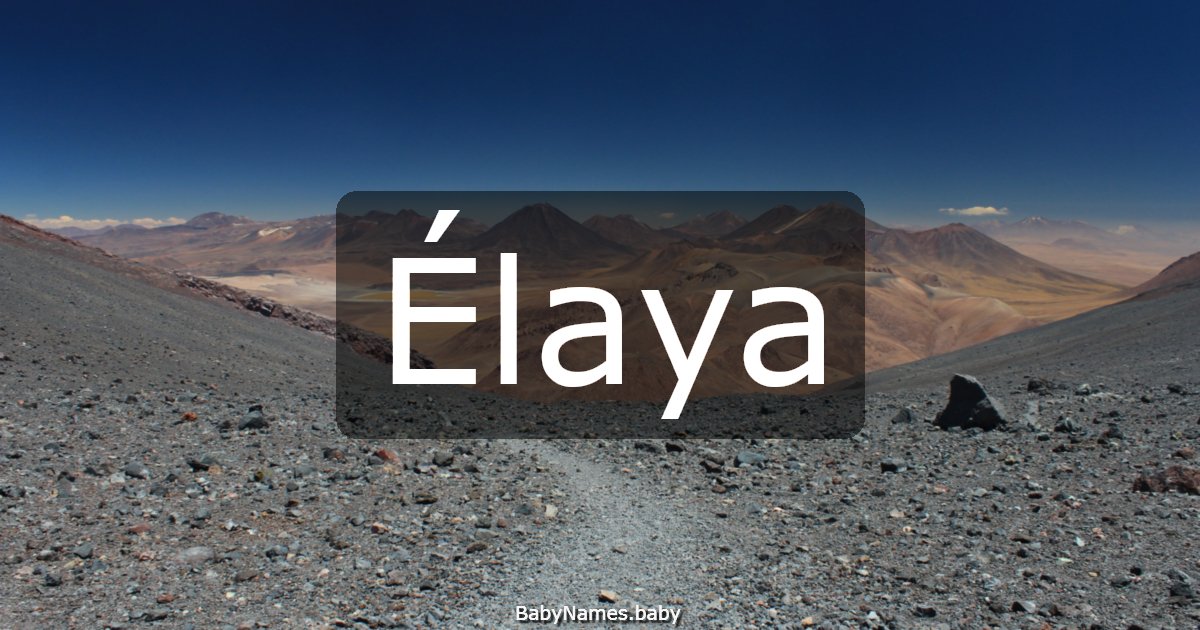 Élaya
