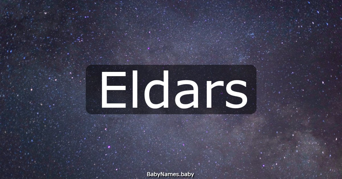 Eldars