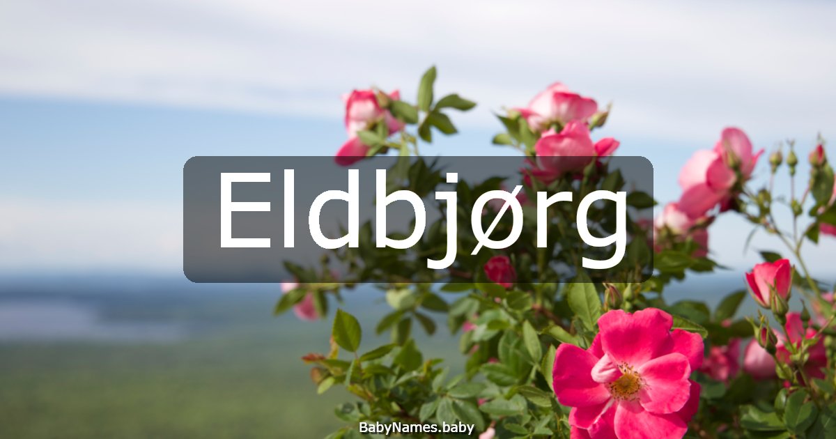 Eldbjørg