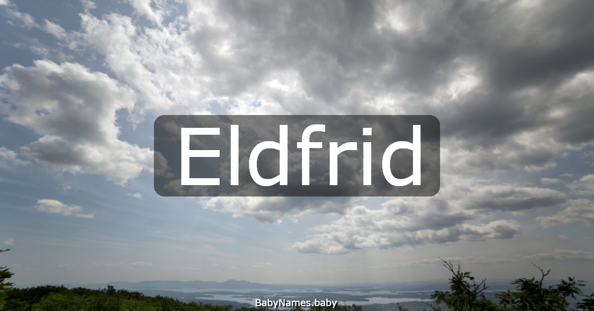 Eldfrid