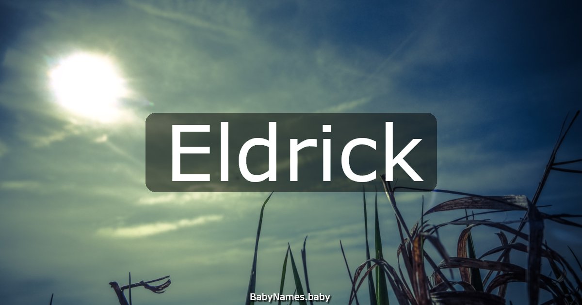 Eldrick
