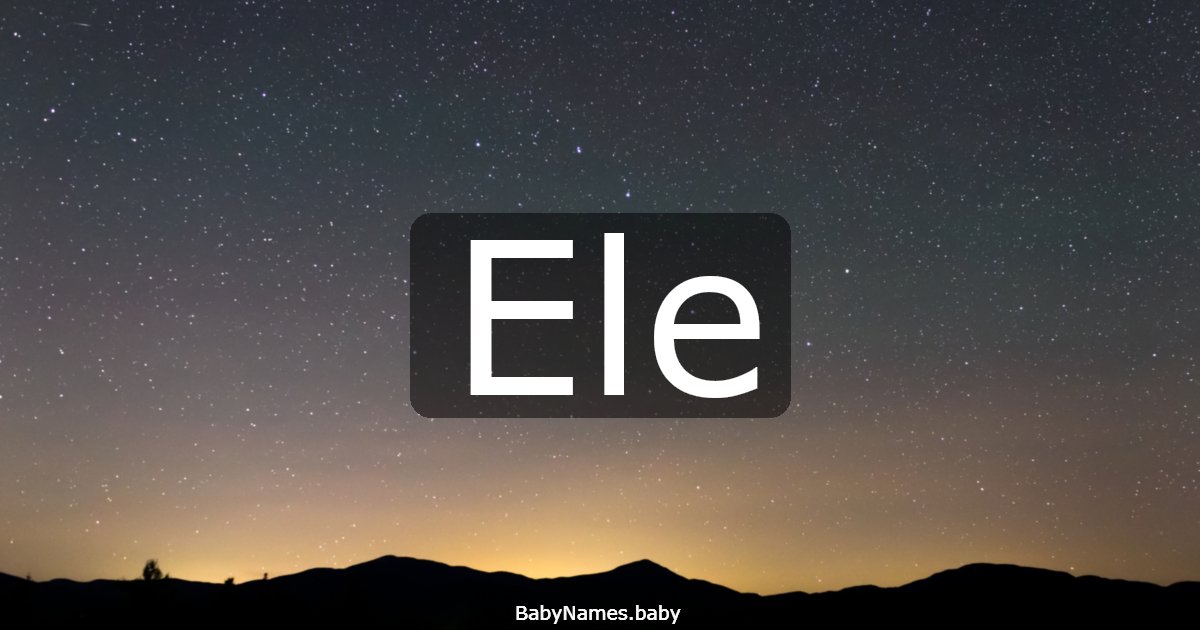 Ele