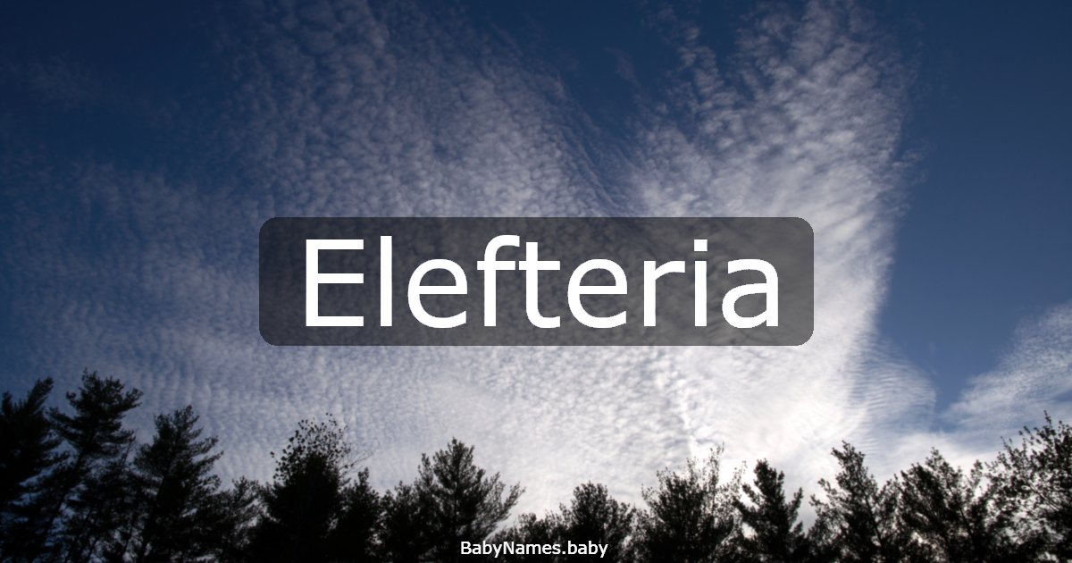Elefteria