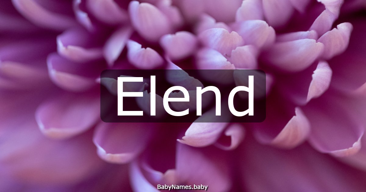Elend