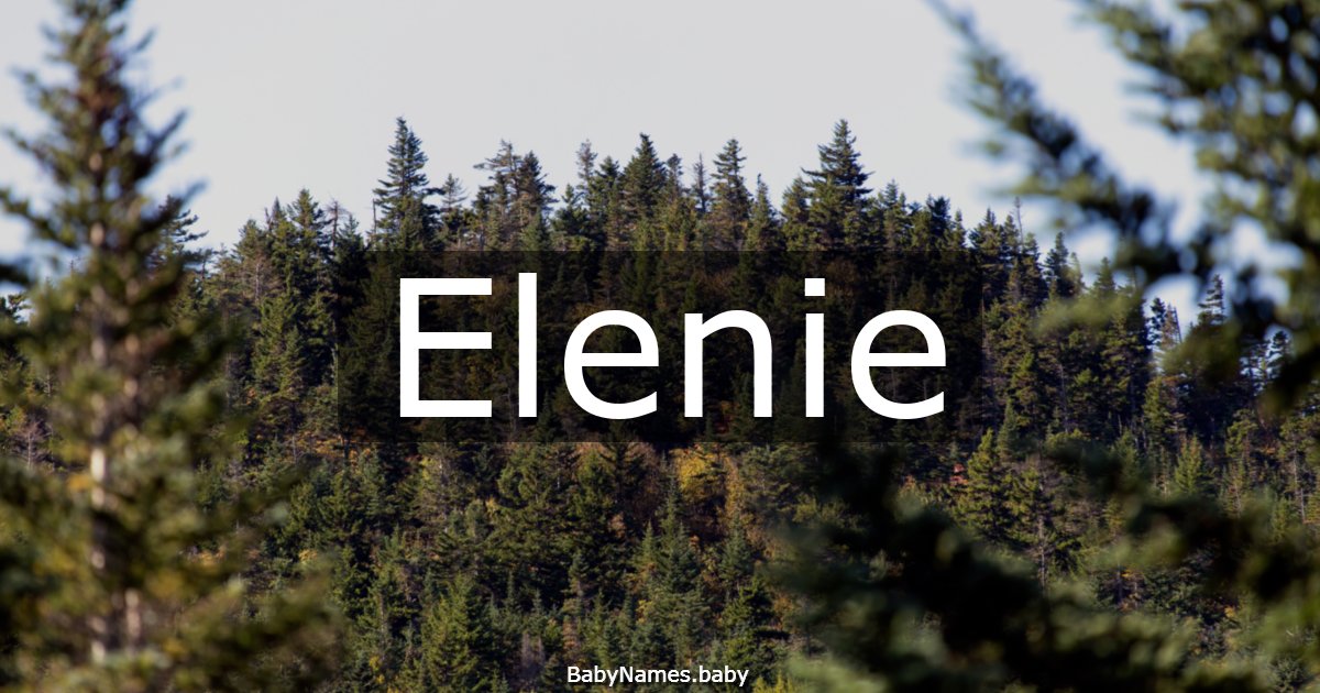 Elenie